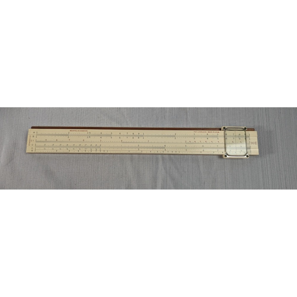 Keuffel & Esser Slide Rule 4083-3 Log Log Duplex Vector Vintage Engineering Tool